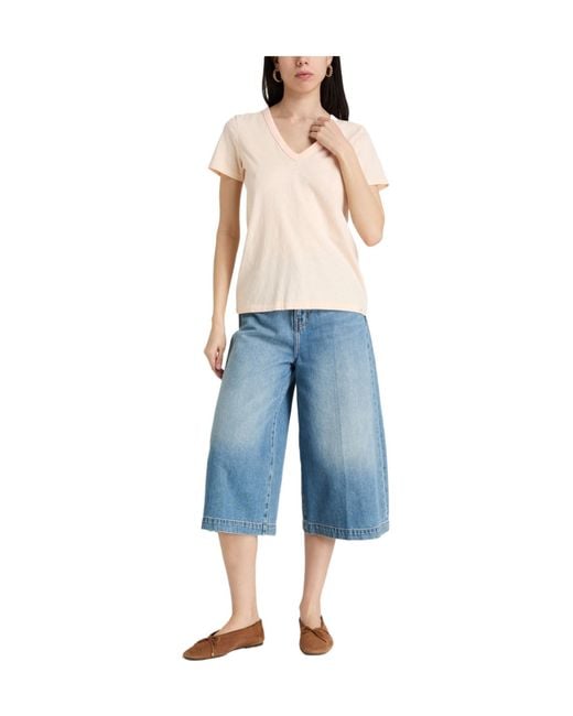 Rag & Bone Natural Solid Color T-Shirt