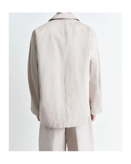 Lemaire Boxy Sb Workwear Jacket in White for Men | Lyst UK