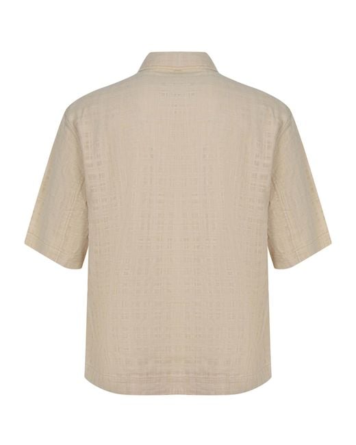 sunflower Natural Collared Short-Sleeved Shirt for men