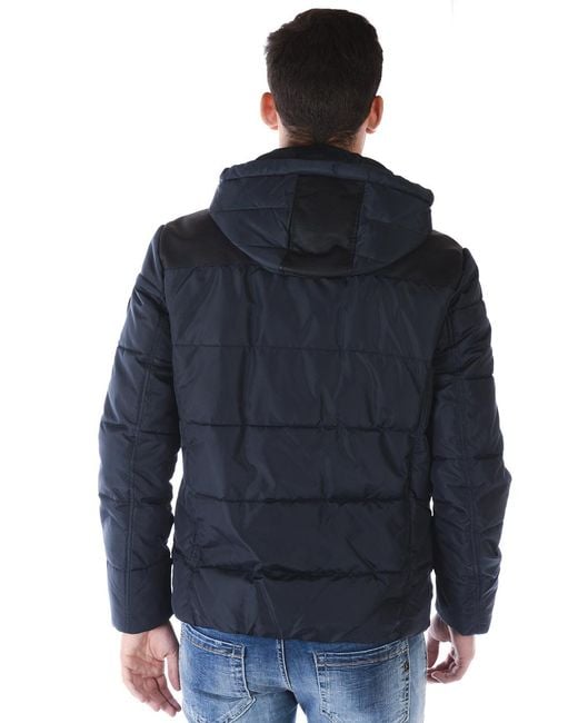 EA7 Blue Logo Casual Jacket for men