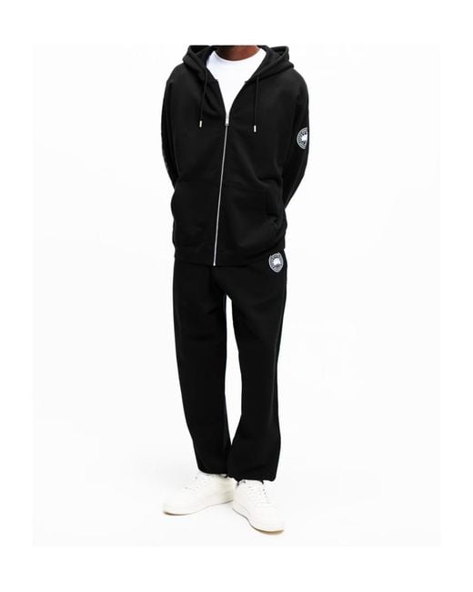 Canada Goose Black Logo Track Pants for men
