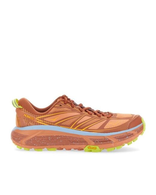 Hoka One One Orange Mafate Speed 2 Lace-Up Sneakers for men