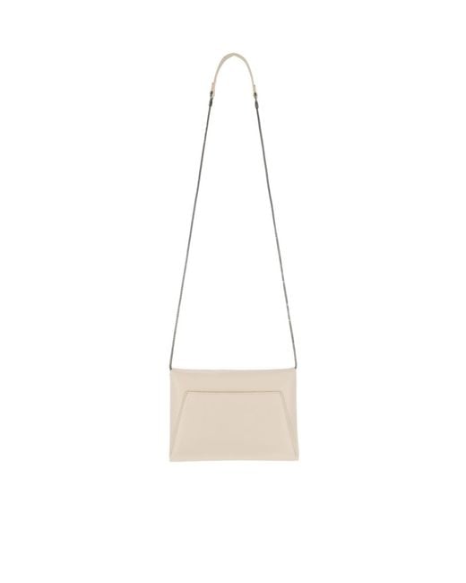 Brunello Cucinelli White Bc Duo Pochette