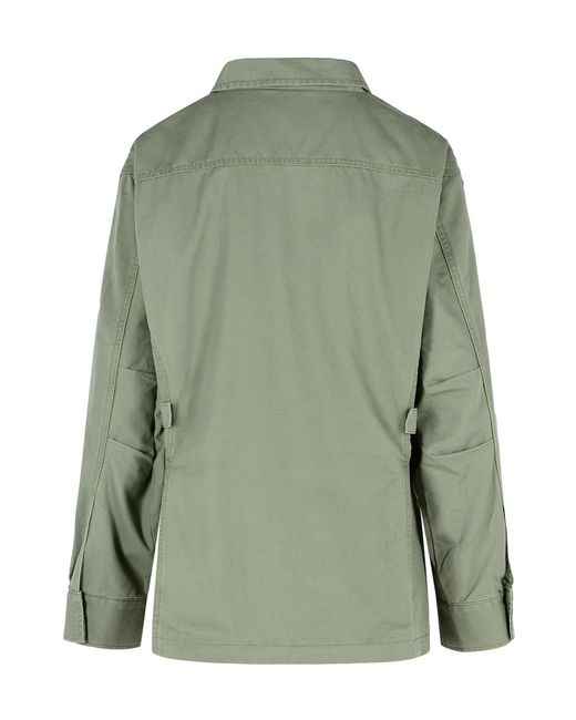 Closed Green Utility Pocket Jacket