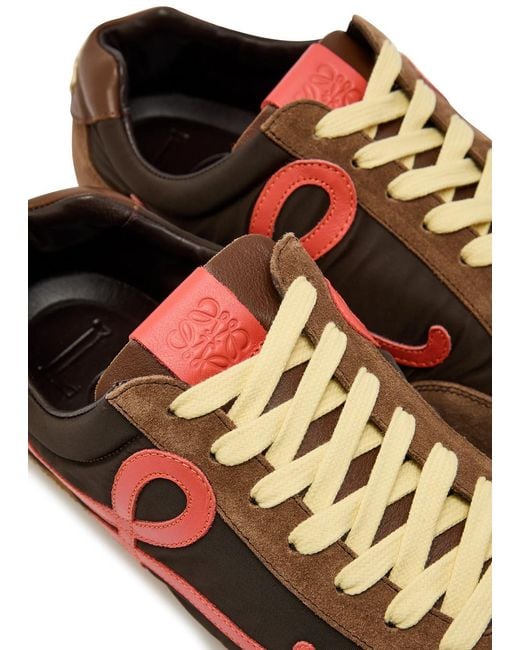 Loewe Brown Ballet Runner 2.0 Panelled Nylon Sneakers for men