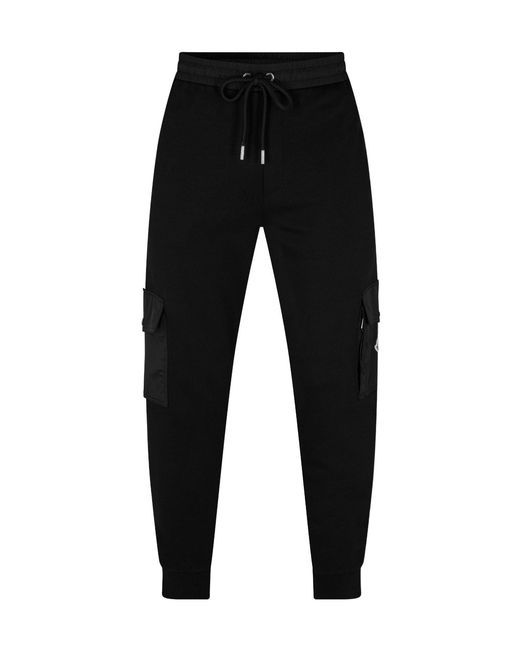 Moncler Black Elastic Waist Casual Pants for men