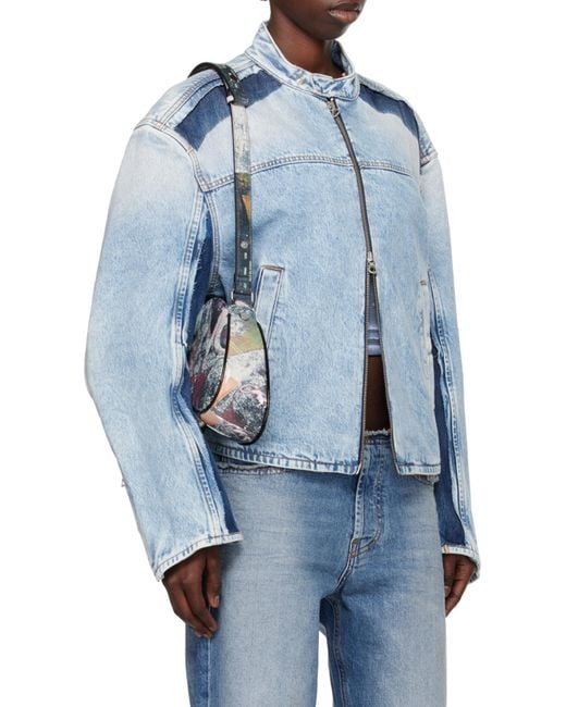 DIESEL Blue D-Marge-S1 Denim Jacket for men