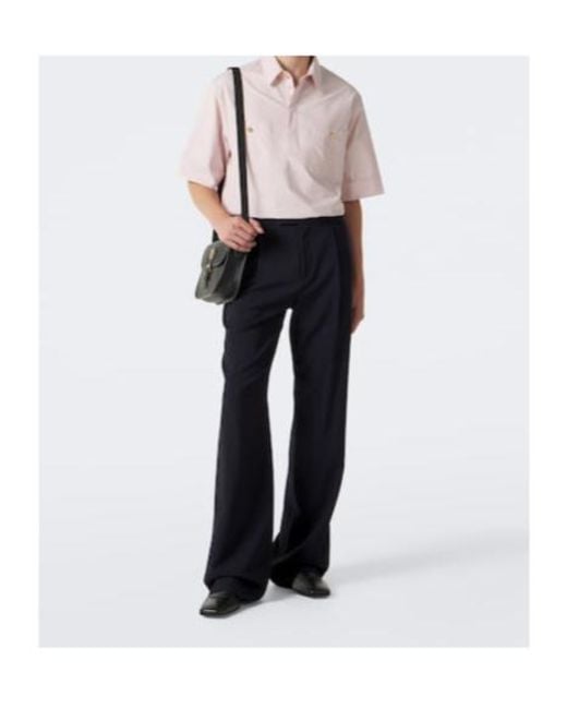 Valentino Pink Cotton Shirt for men