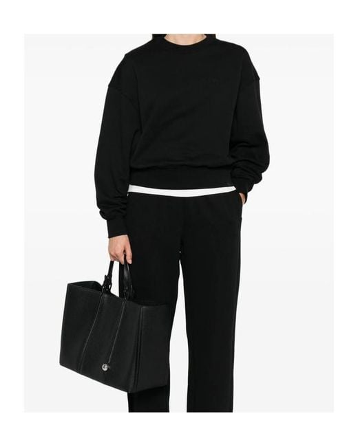 Calvin Klein Black Cotton Sweatshirt
