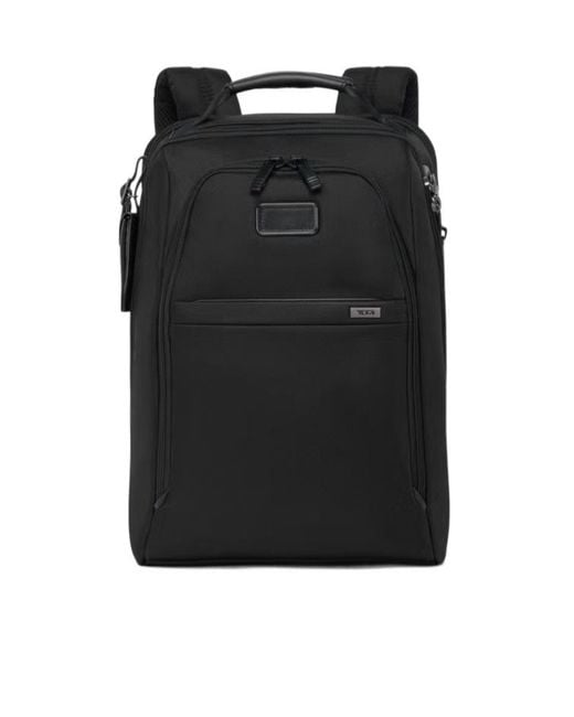 Tumi Black Medium 15' Expandable Backpack for men