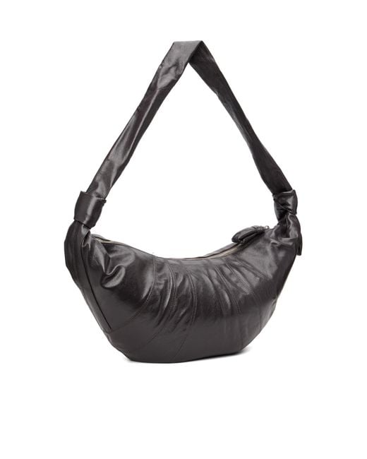 Lemaire Gray Taupe Large Croissant Bag