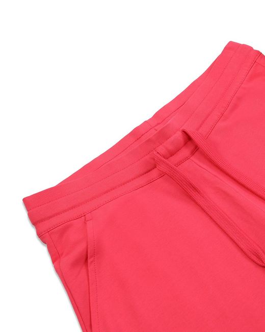 EA7 Red Logo Printed Sweatpants