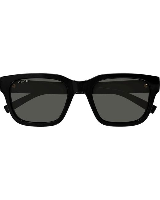 Gucci White Rectangular Sunglasses for men