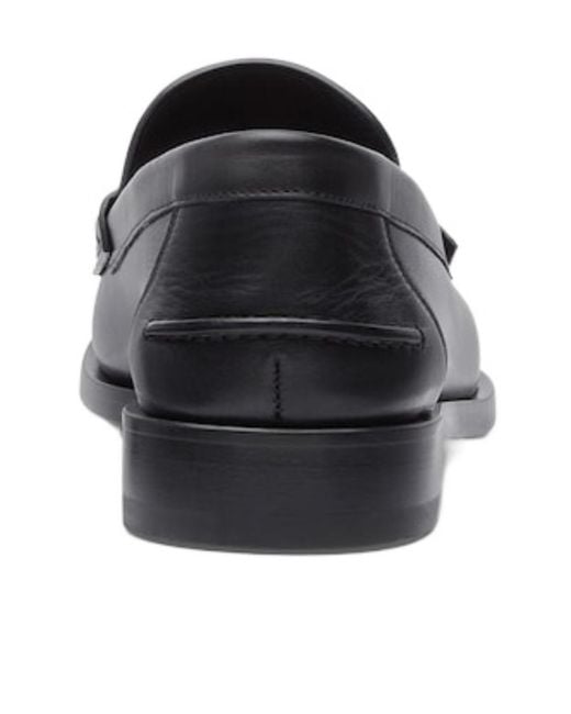 Fendi Black Ff Logo Pattern Slip-On Loafers for men