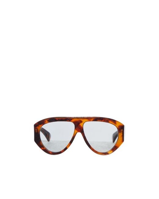 Gucci White Eyewear Oversized Sunglasses for men