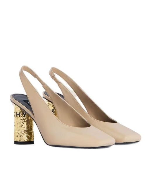 Givenchy Natural Tape Slingback Heeled Pumps