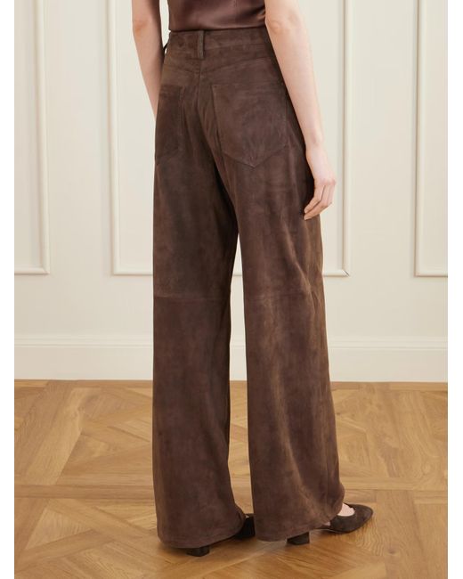 Brunello Cucinelli Brown Belt Loop Casual Pants