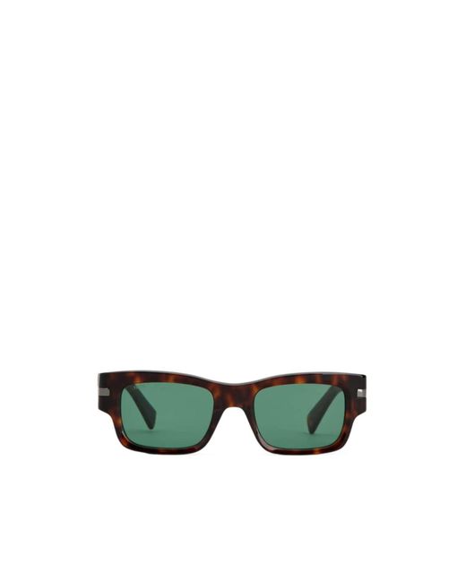 Tod's Green Rectangular Sunglasses for men