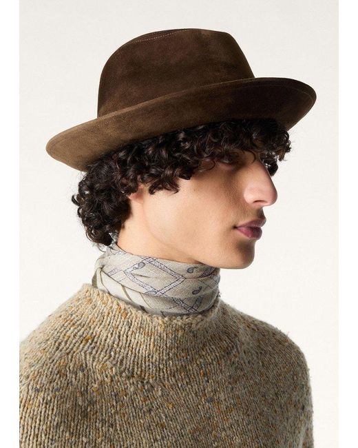 Loro Piana Brown Sergio Hat for men
