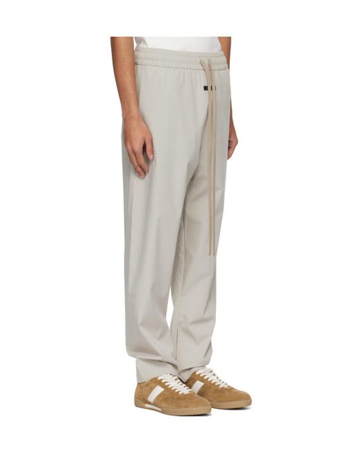 Fear Of God Gray Elastic Waist Sweatpants for men