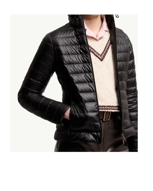 Moncler Black Igelhood Short Down Jacket
