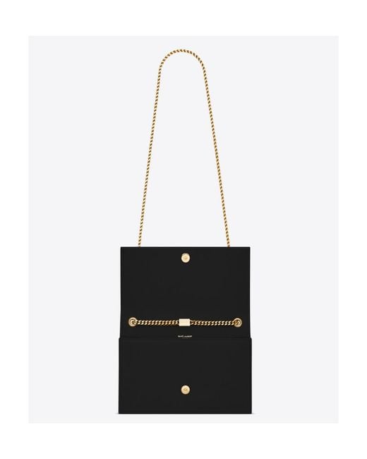 Saint Laurent White Kate Medium Crossbody Bag