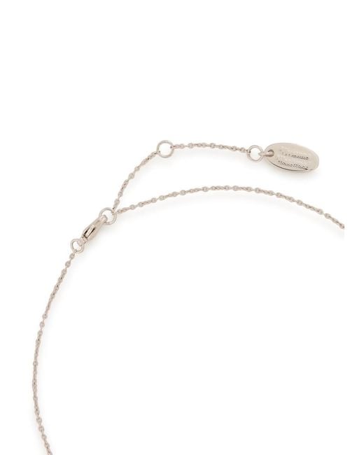 Vivienne Westwood Metallic Valentina Crystal-Embellished Orb Pendant Necklace