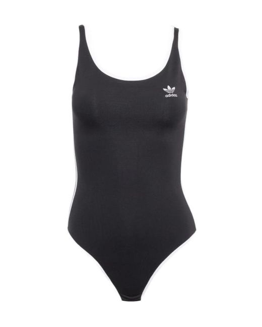 Adidas Black Adicolor 3-Stripes Bodysuit