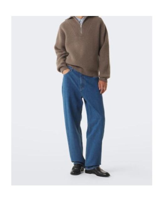 Jil Sander Brown Wool Sweater for men