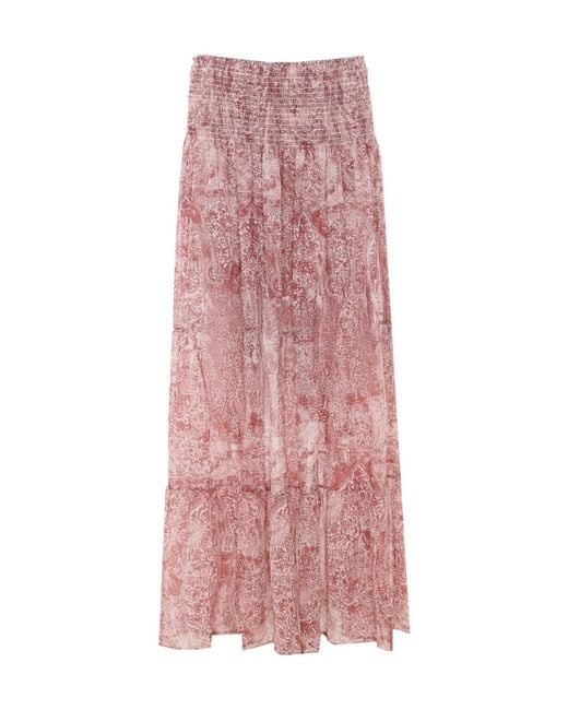 Aniye By Pink Niko Paisley Long Skirt