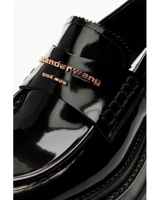 McQueen Black Carter Platform Shoes