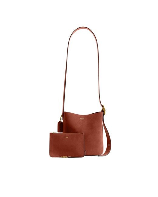 COACH White Bleecker Bucket Bag 21