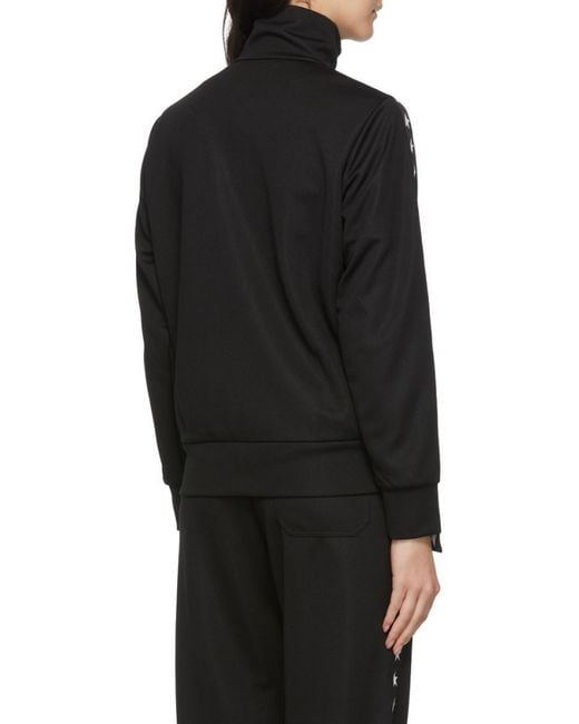 Golden Goose Deluxe Brand Black Star Tape Zipped Jacket
