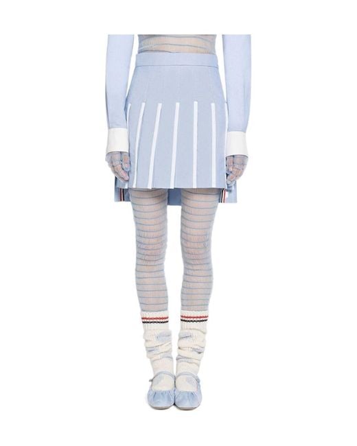 Thom Browne Black Pleated Skirt