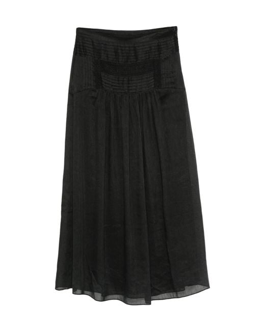 Isabel Marant Black Pylka Jupe