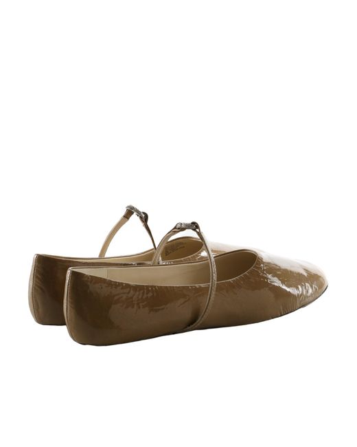 Tory Burch Brown Gemini Link Mary Jane Ballet