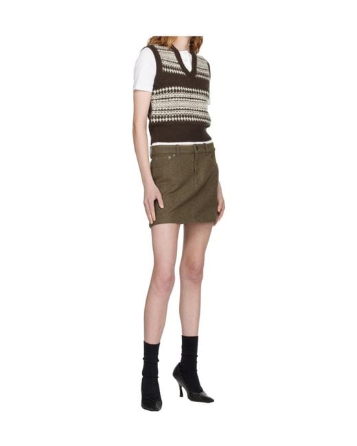 A.P.C. Black V-Neck Knitted Vest