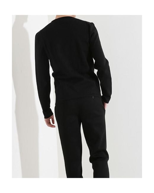 Neil Barrett Black Round-Neck Sweater