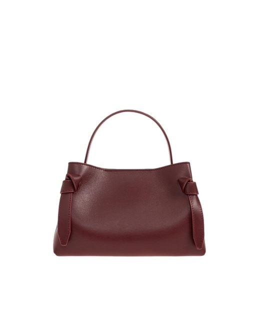 Yuzefi Red Knotted Shoulder Bag