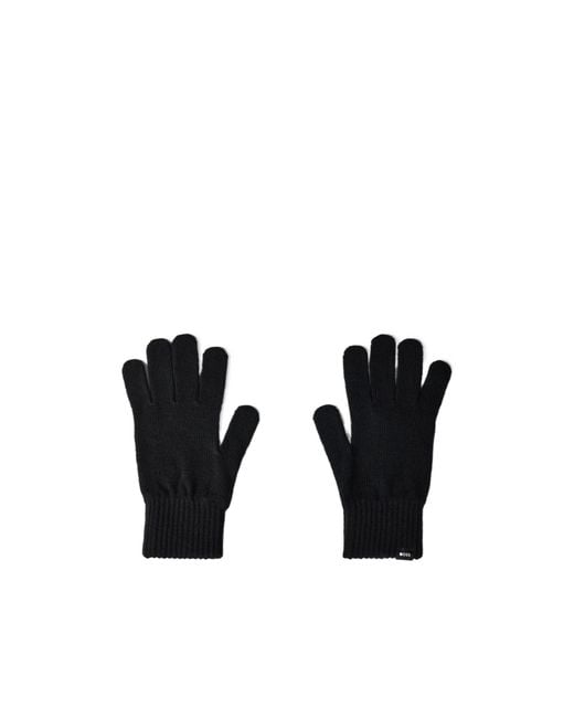 Boss Black Asport Knitted Gloves for men