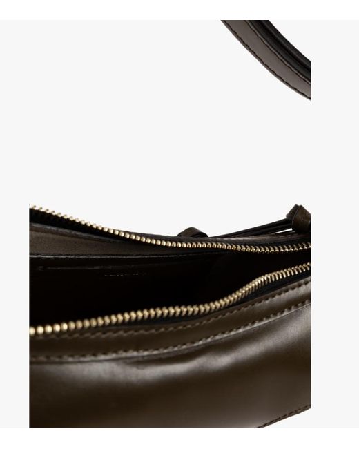 Isabel Marant Black Letter Detail Shoulder Bag