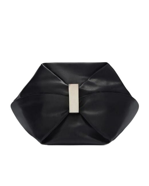 The Attico Black Top-Handle Shoulder Bag