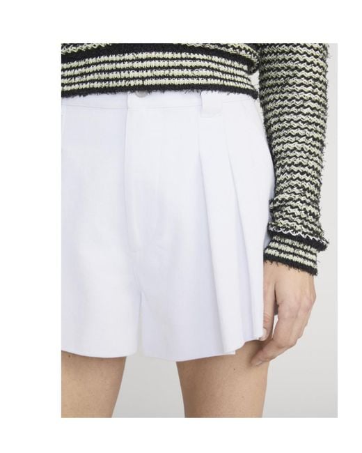 FRAME White The Structural Shorts