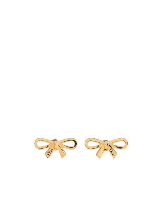 Dior Metallic Darling Stud Earrings