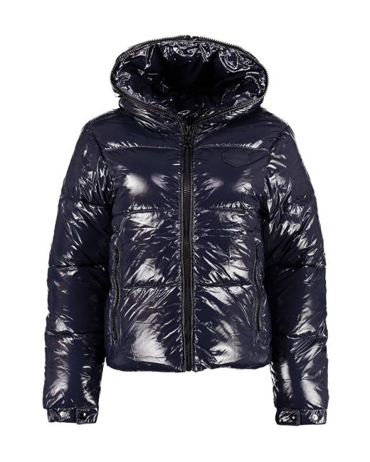 Duvetica Black Zippered Quilted Down Jacket