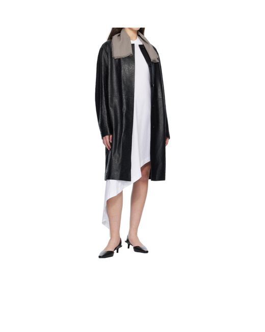Rier White Square Wool Scarf