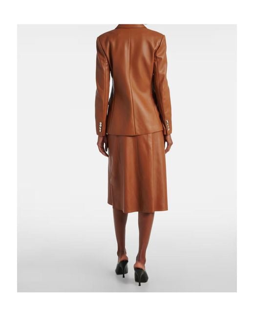 Ralph Lauren Brown Camden Leather Blazer