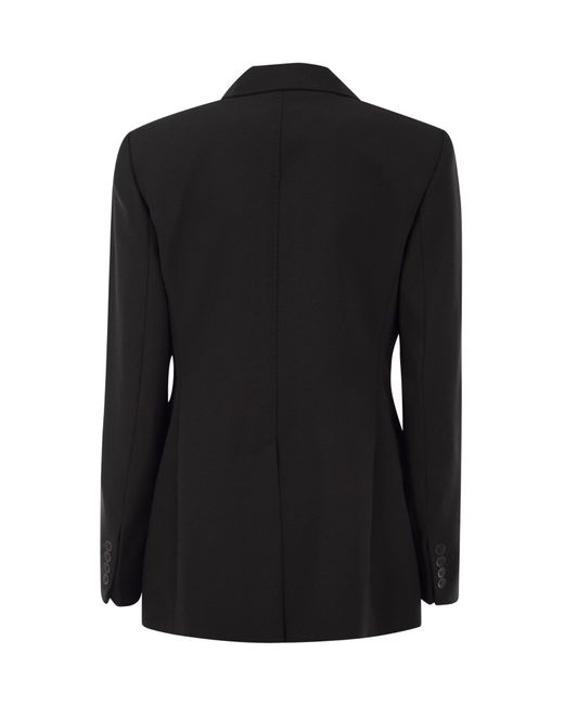 Max Mara Black Long-Sleeved Suit Coat
