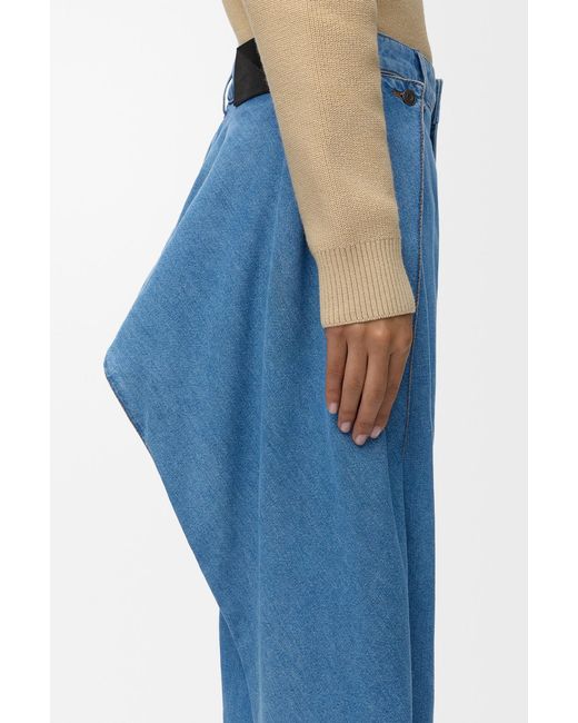 Loewe Blue Wide Leg Jeans