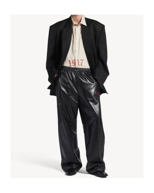 Balenciaga Black Tracksuit Pants for men